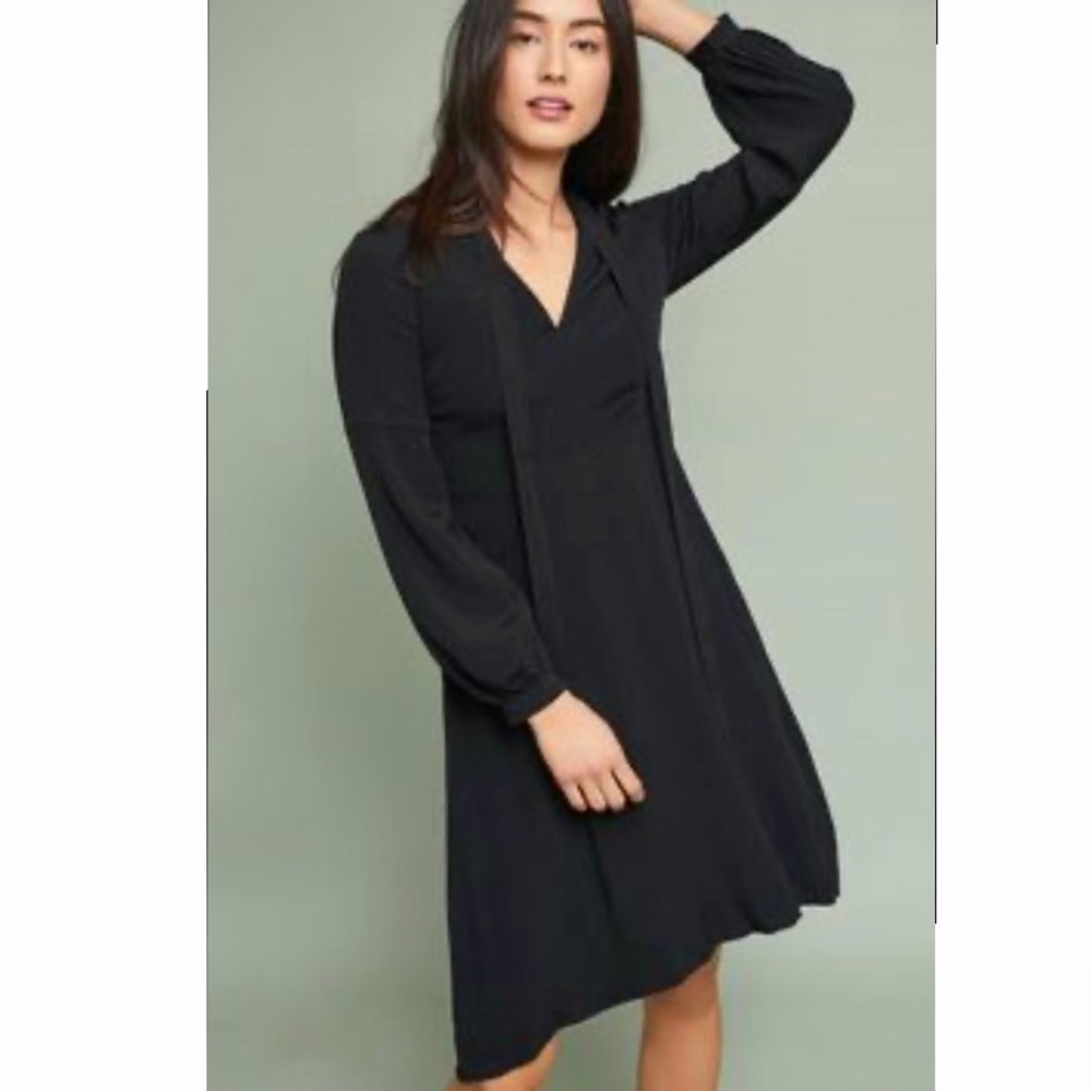 Anthropologie Moulinette Soeurs Black Dress Size 12